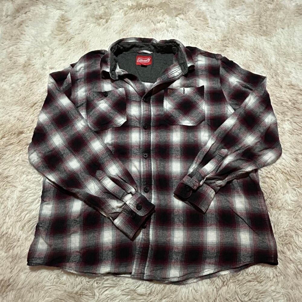 Men's Grey and Black Shirt